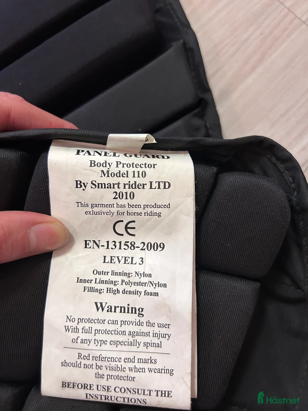 Säkerhetsvästar ryttarutrustning till salu: Smart Rider säkerhetsväst - Annons 3