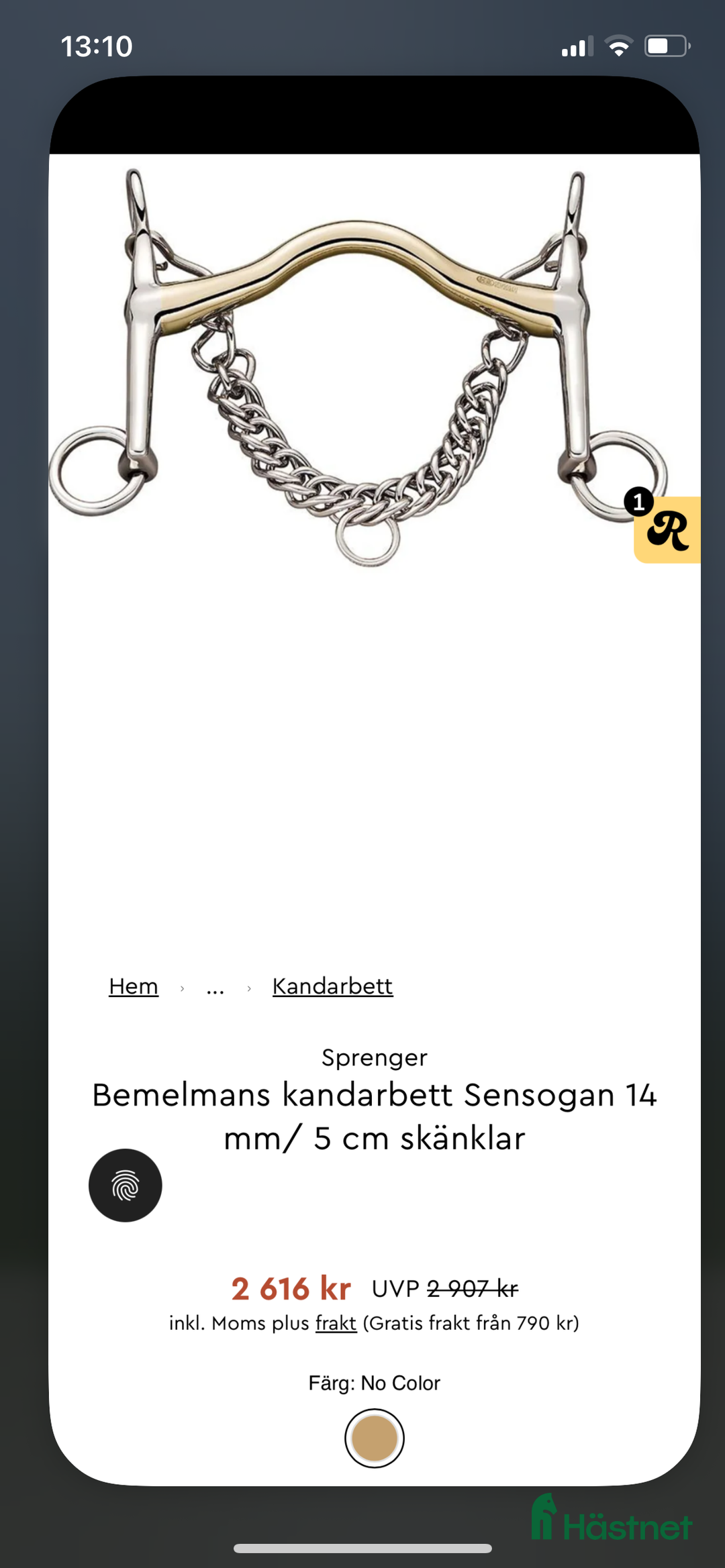 Bett hästutrustning till salu: Stångbett från Sprenger i Eksjö - Annons 4