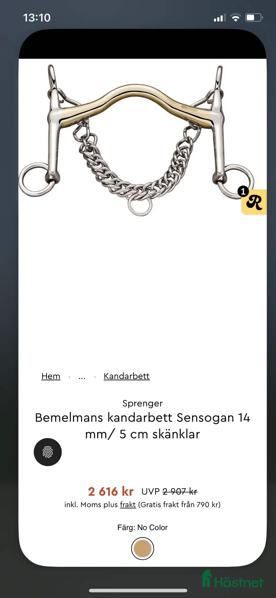 Bett hästutrustning till salu: Stångbett från Sprenger i Eksjö - Annons 4