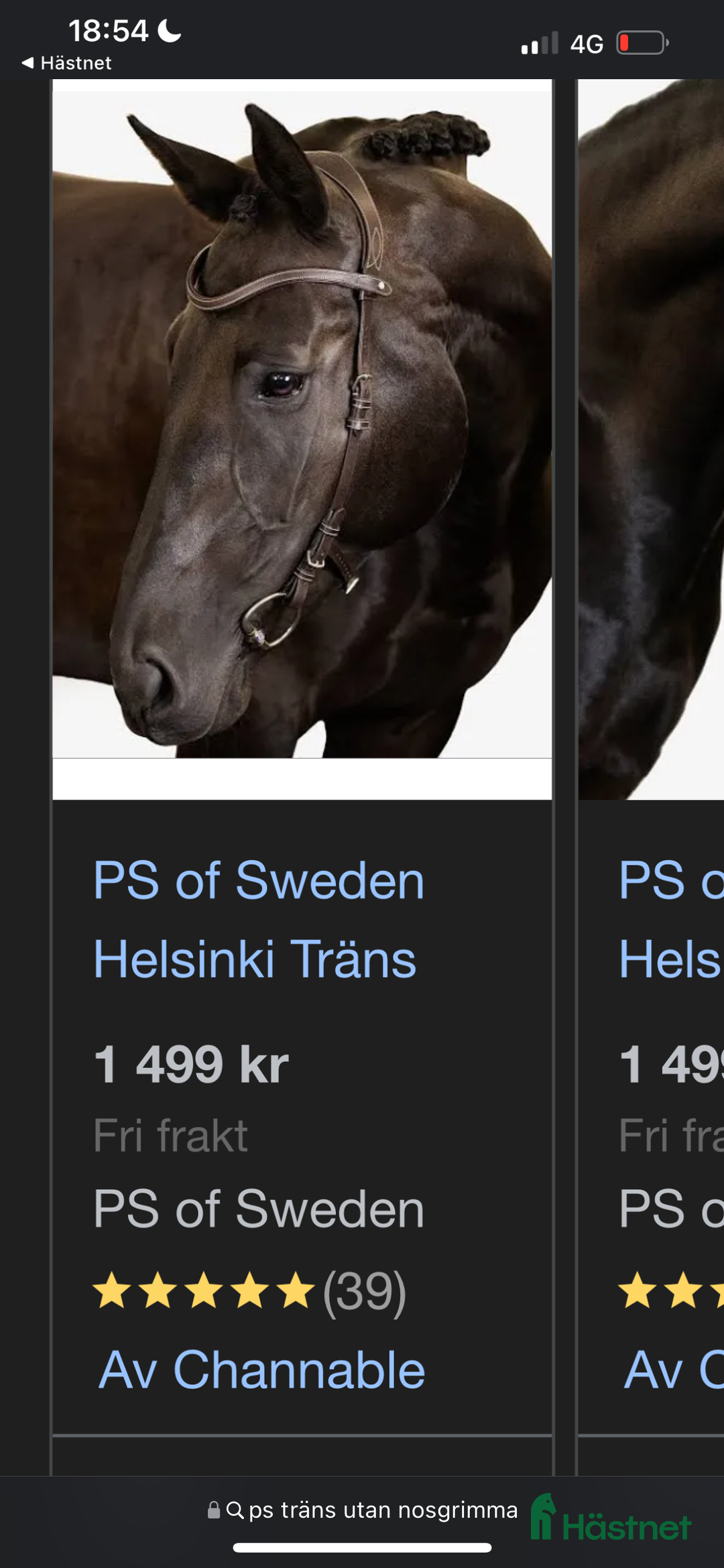 Träns hästutrustning till salu: Träns tillsalu i Åre - Annons 1