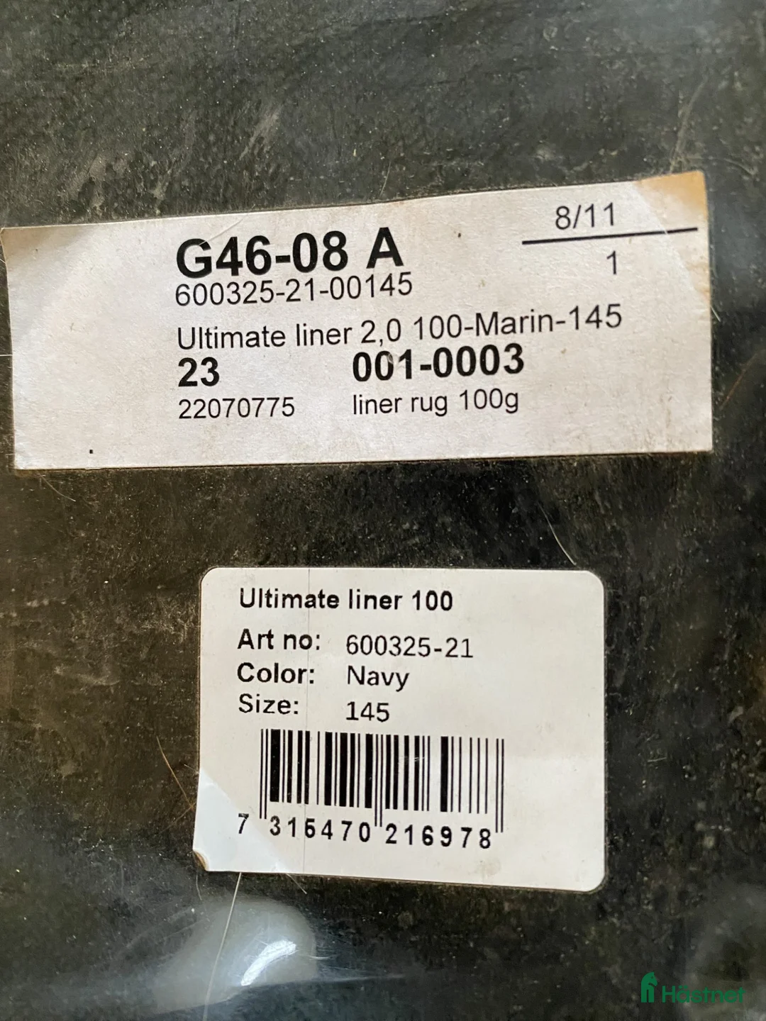 Täcken hästutrustning till salu: Trinity Ultimate Liner 100 stl 145 i nyskick - Annons 4