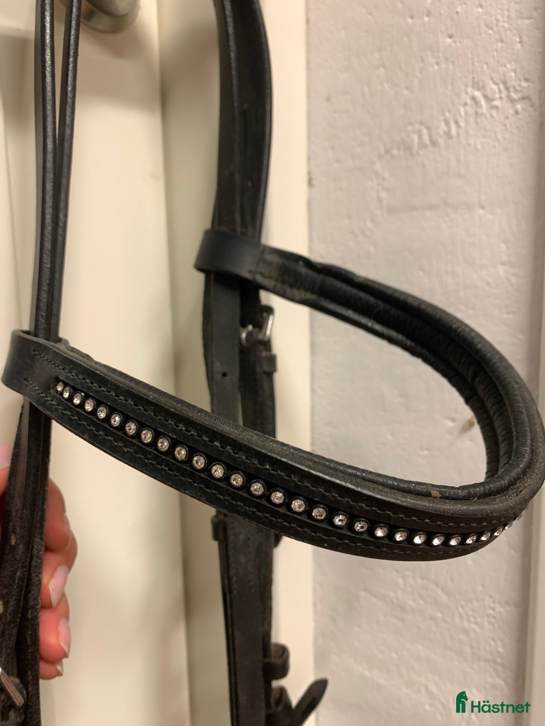 Träns hästutrustning till salu: Svart starträns i Lomma - Annons 2