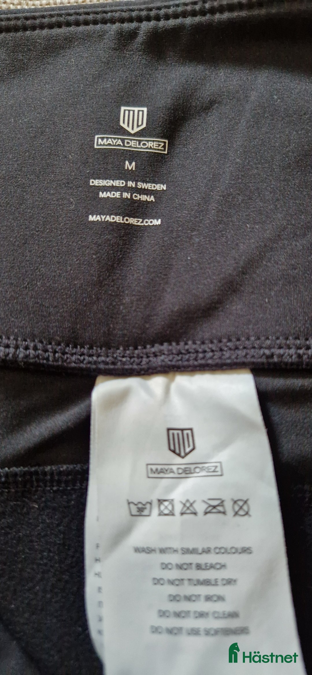 Ridbyxor ryttarutrustning till salu: HELT NYA svarta fodrade Maya Delorez i stl.M i Hallsberg - Annons 3