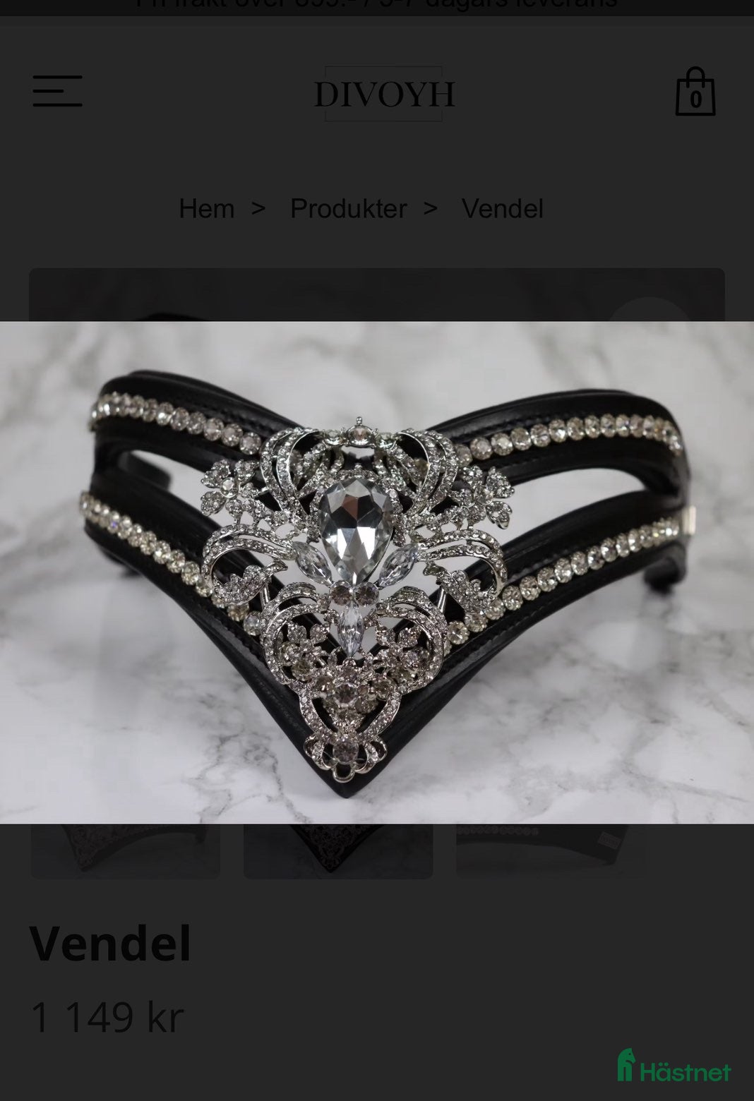 Träns hästutrustning Divoyh pannband  - Annons 14