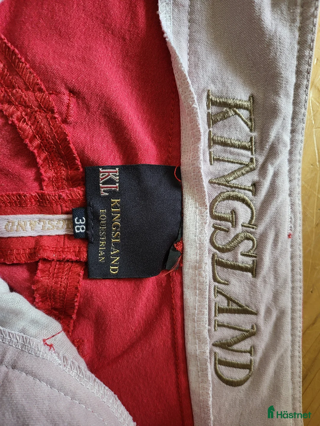 Ridbyxor ryttarutrustning till salu: Röda Kingsland ridbyxor  - Annons 2