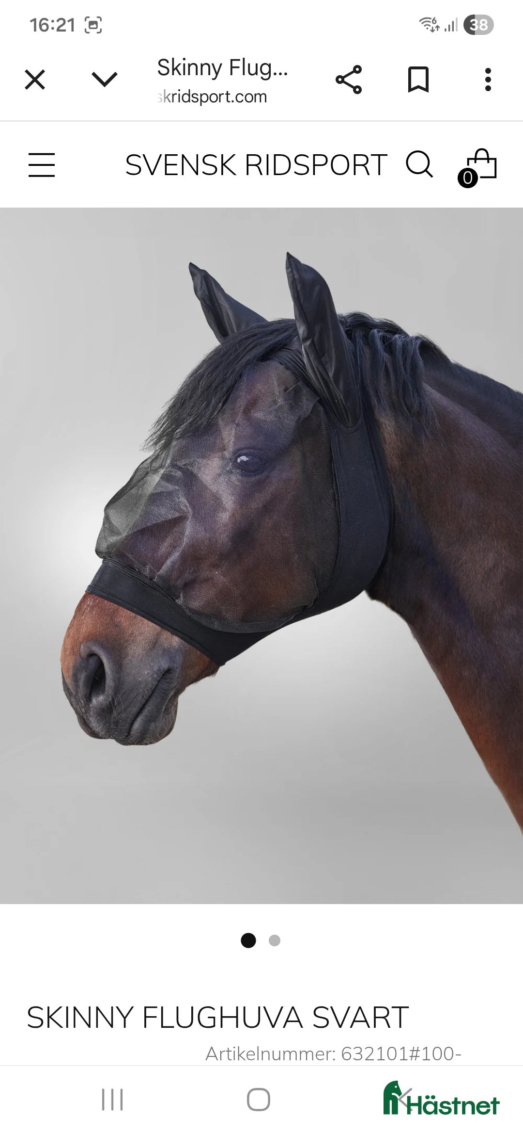 Övrig Hästutrustning hästutrustning till salu: Flughuva i Lidköping - Annons 1