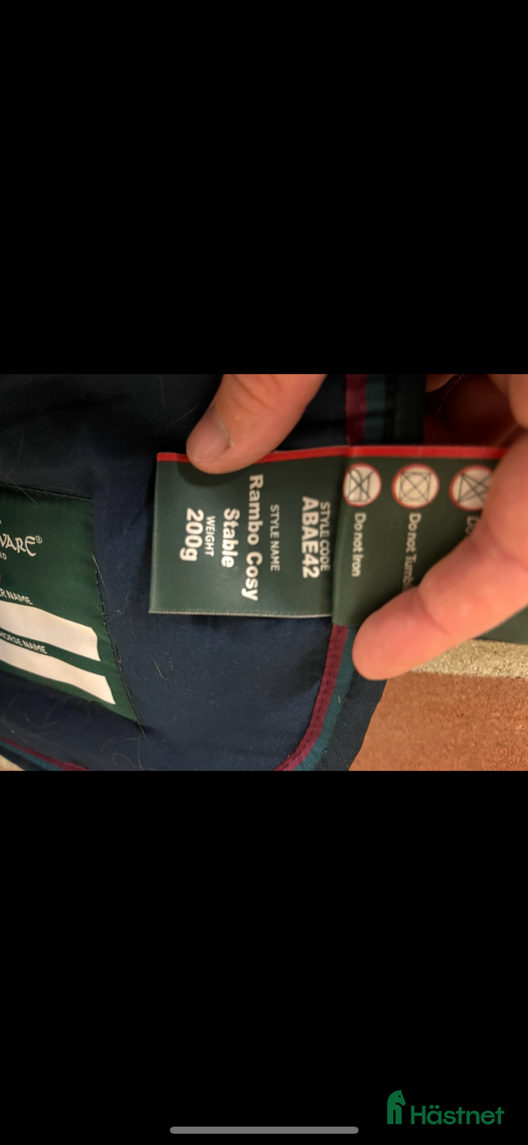 Täcken hästutrustning till salu: Rambo innertäcke 145 cosy rug 200g i Vollsjö - Annons 4