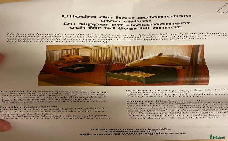 Övrig Hästutrustning hästutrustning till salu: Foderautomat för häst i Partille - Annons 12