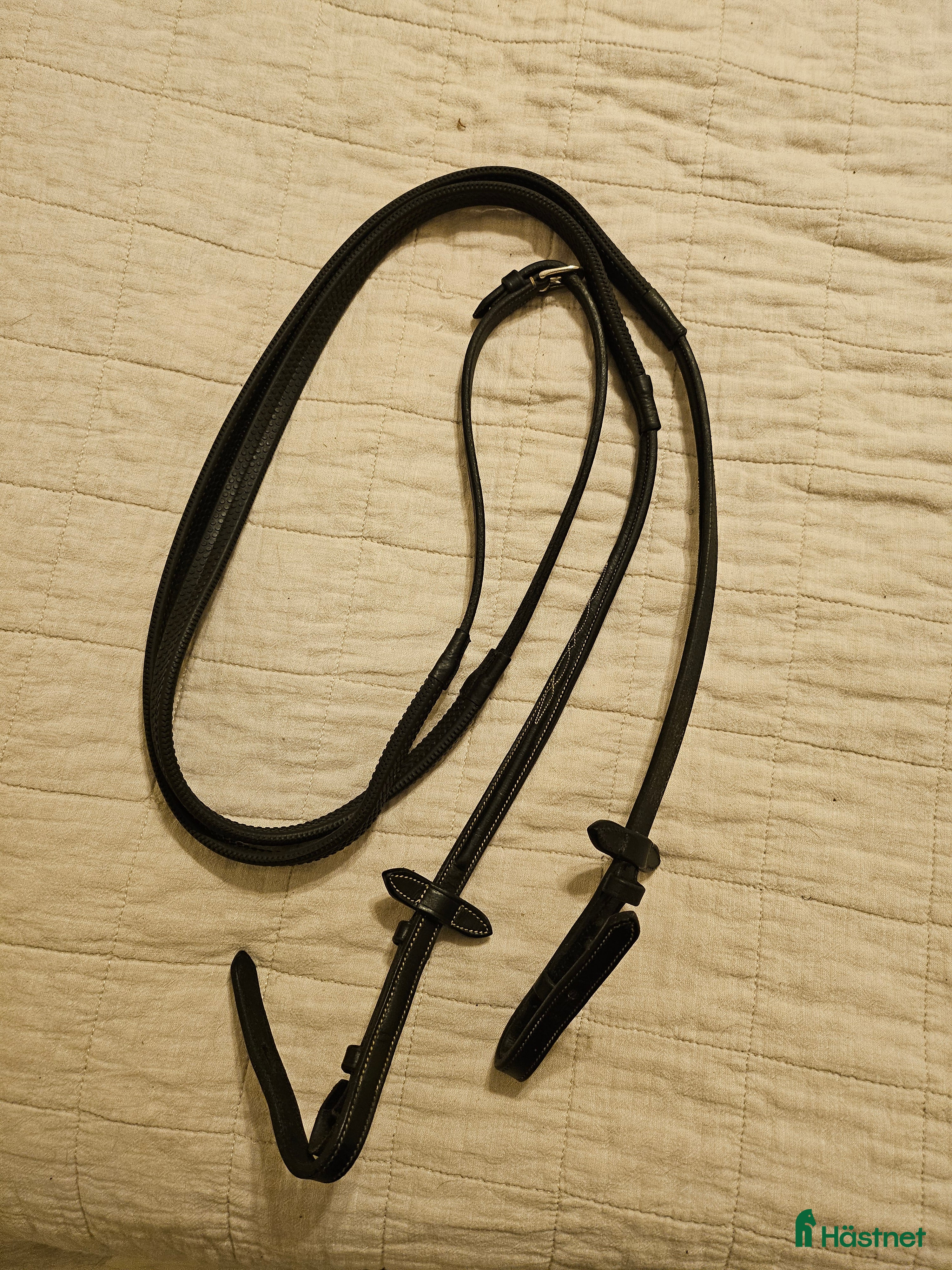 Träns hästutrustning Svarta gummityglar, stl full - Annons 1