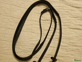 Träns hästutrustning Svarta gummityglar, stl full - Annons 1