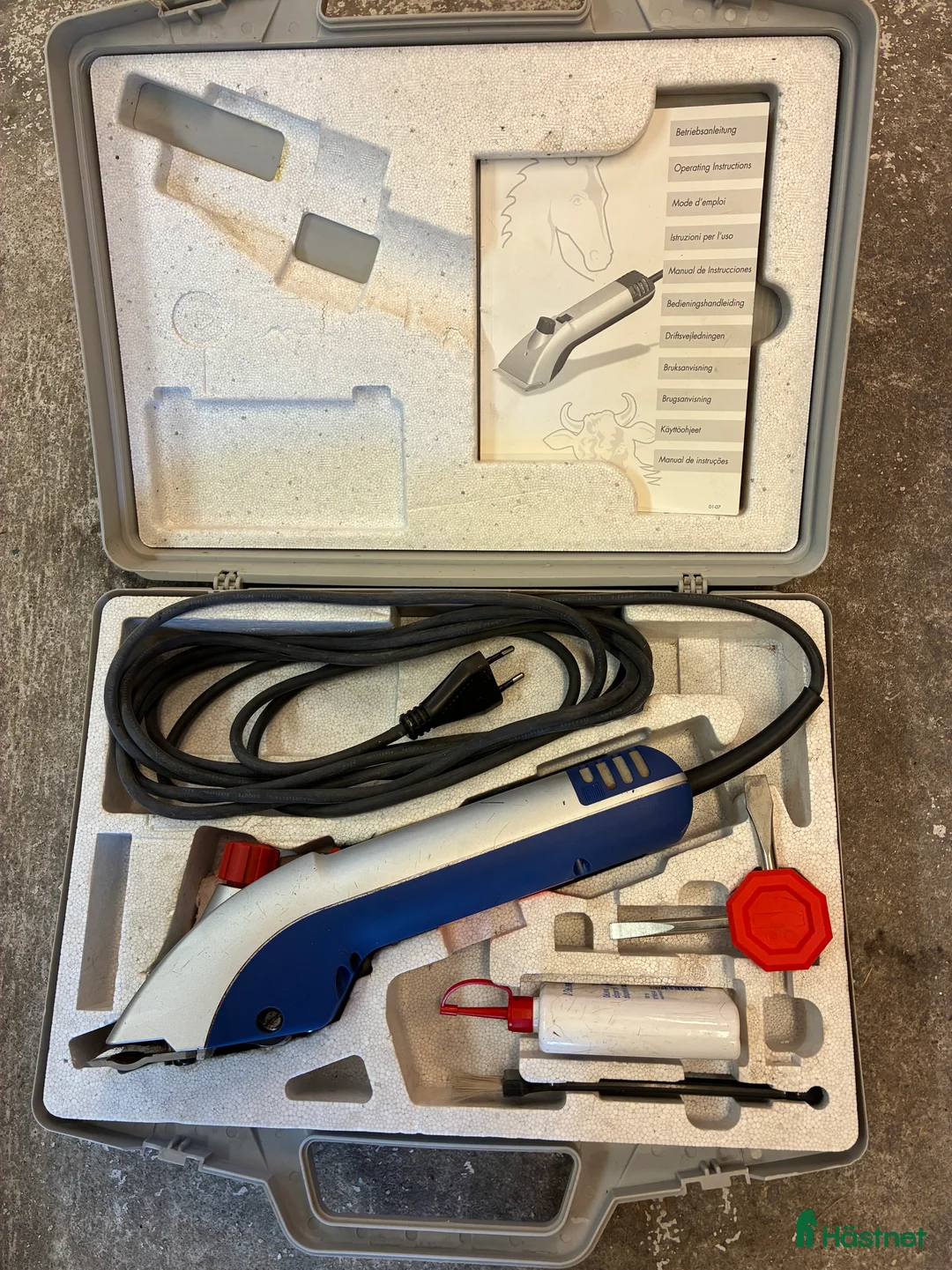 Övrig utrustning övrig utrustning till salu: Robust klippare DeLaval + många extra skär - Annons 1