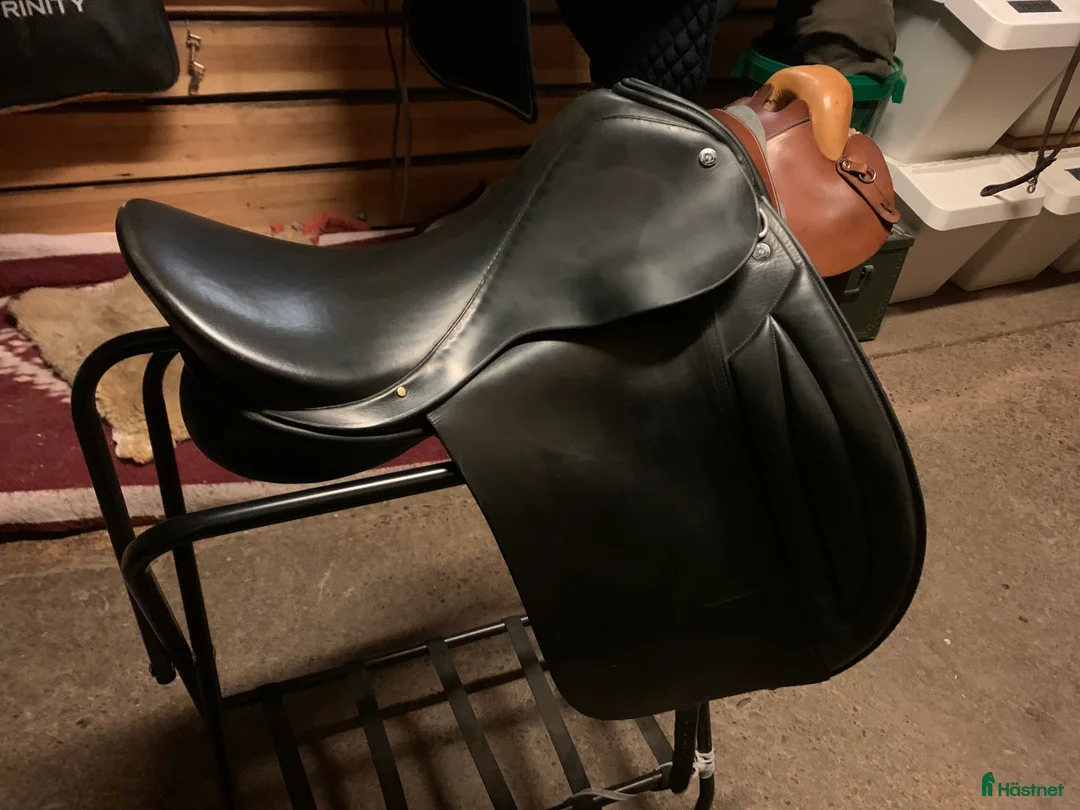 Sadlar hästutrustning till salu: FRANK BAINES Capriole dressyr 17”/MW *FRI FRAKT* - Annons 2