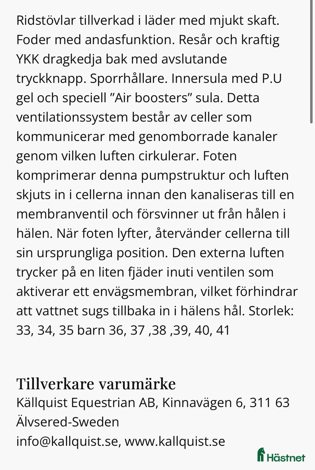 Ridstövlar ryttarutrustning till salu: HorseLife ridstövlar i Tranås - Annons 8