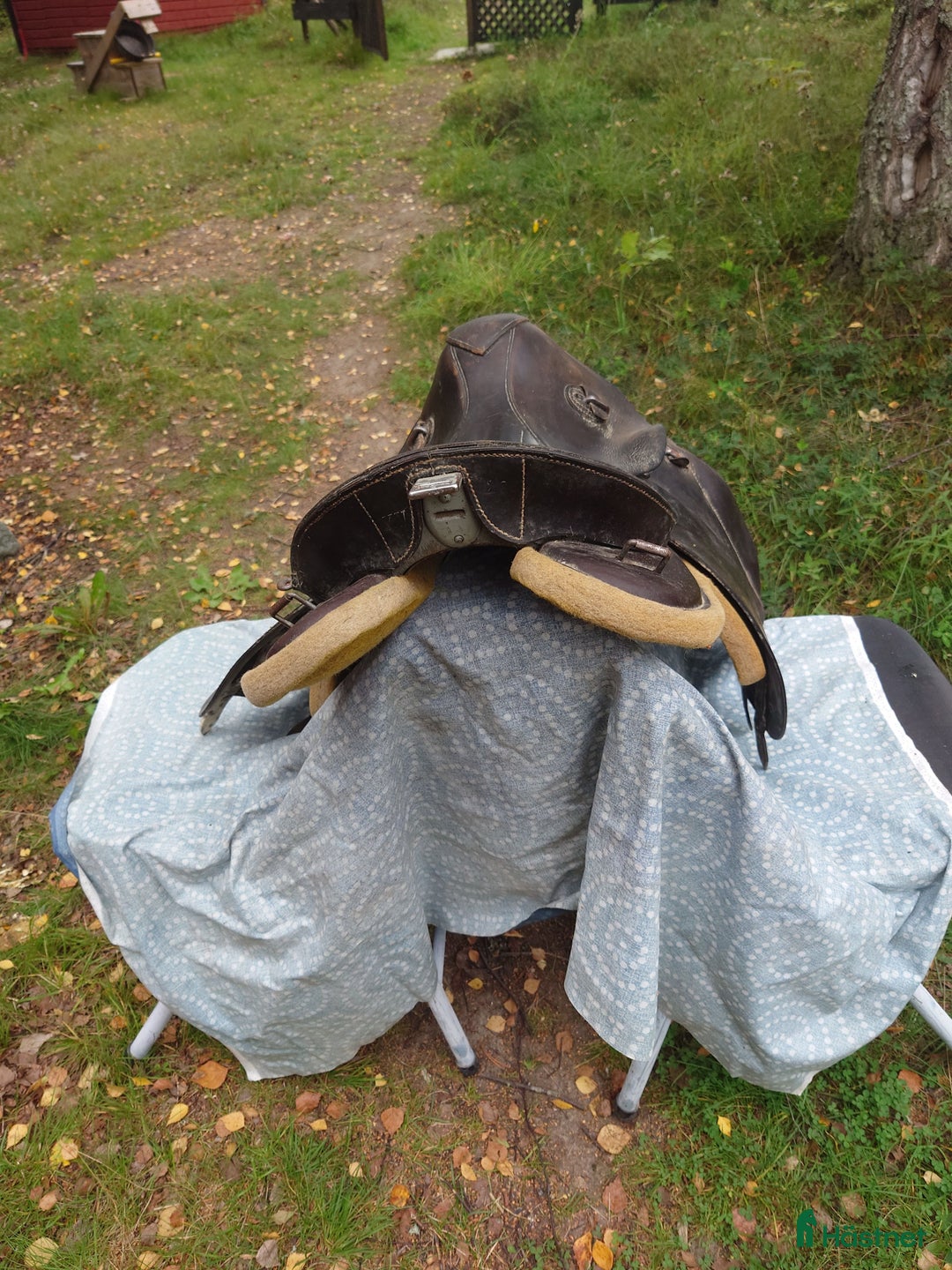 Sadlar hästutrustning till salu: Manskapssadel 1A  normal bomvidd - passar hästar av halvblodstyp i Sollentuna - Bild 4