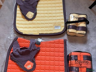 Schabrak & Vojlockar hästutrustning till salu: Jättefint dressyrschabrak set Full 🌸 i Landskrona - Annons 2