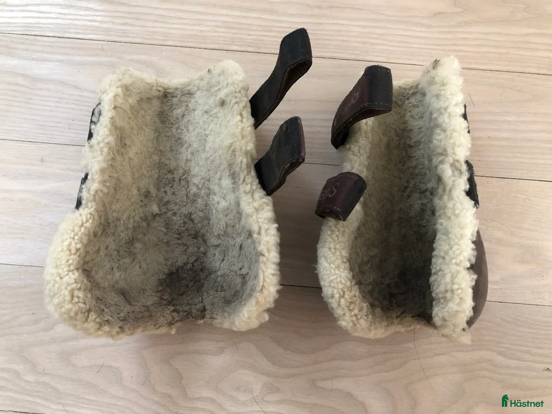 Benskydd hästutrustning till salu: Veredus Grand Prix Storlek M Bruna m äkta fårskinn - Annons 2