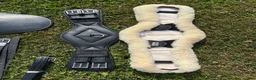 Sadeltillbehör hästutrustning till salu: Dressyrgjord 65cm med foder  - Annons 1