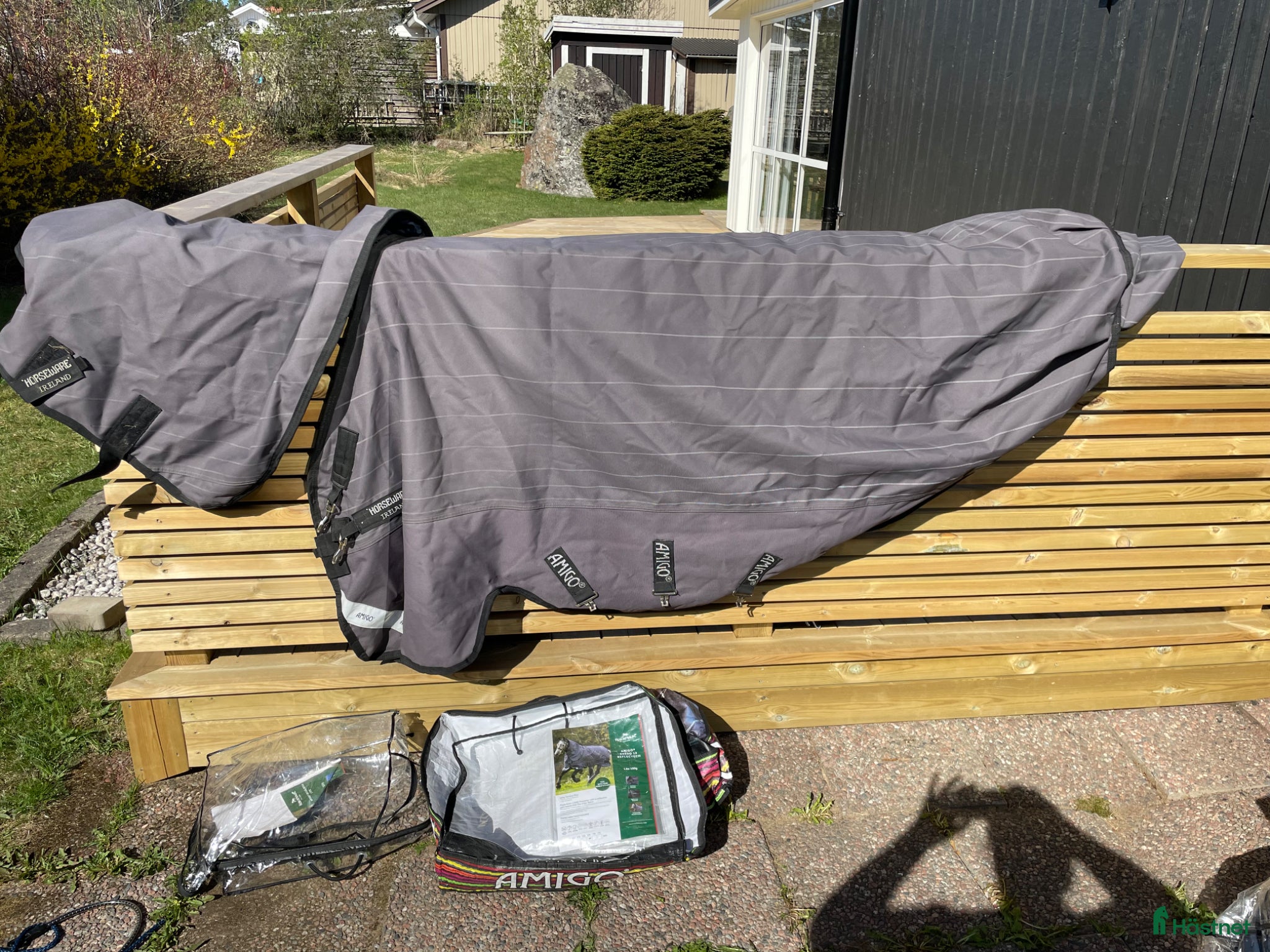 Täcken hästutrustning Amigo Reflech 100 gram med hals - Annons 7
