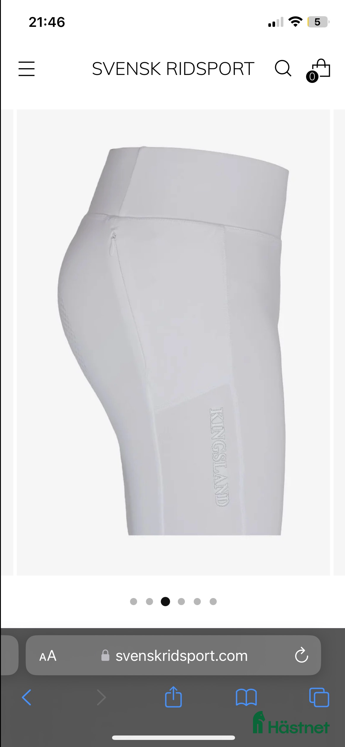 Ridbyxor ryttarutrustning till salu: Kingsland vita ridbyxor  - Annons 1