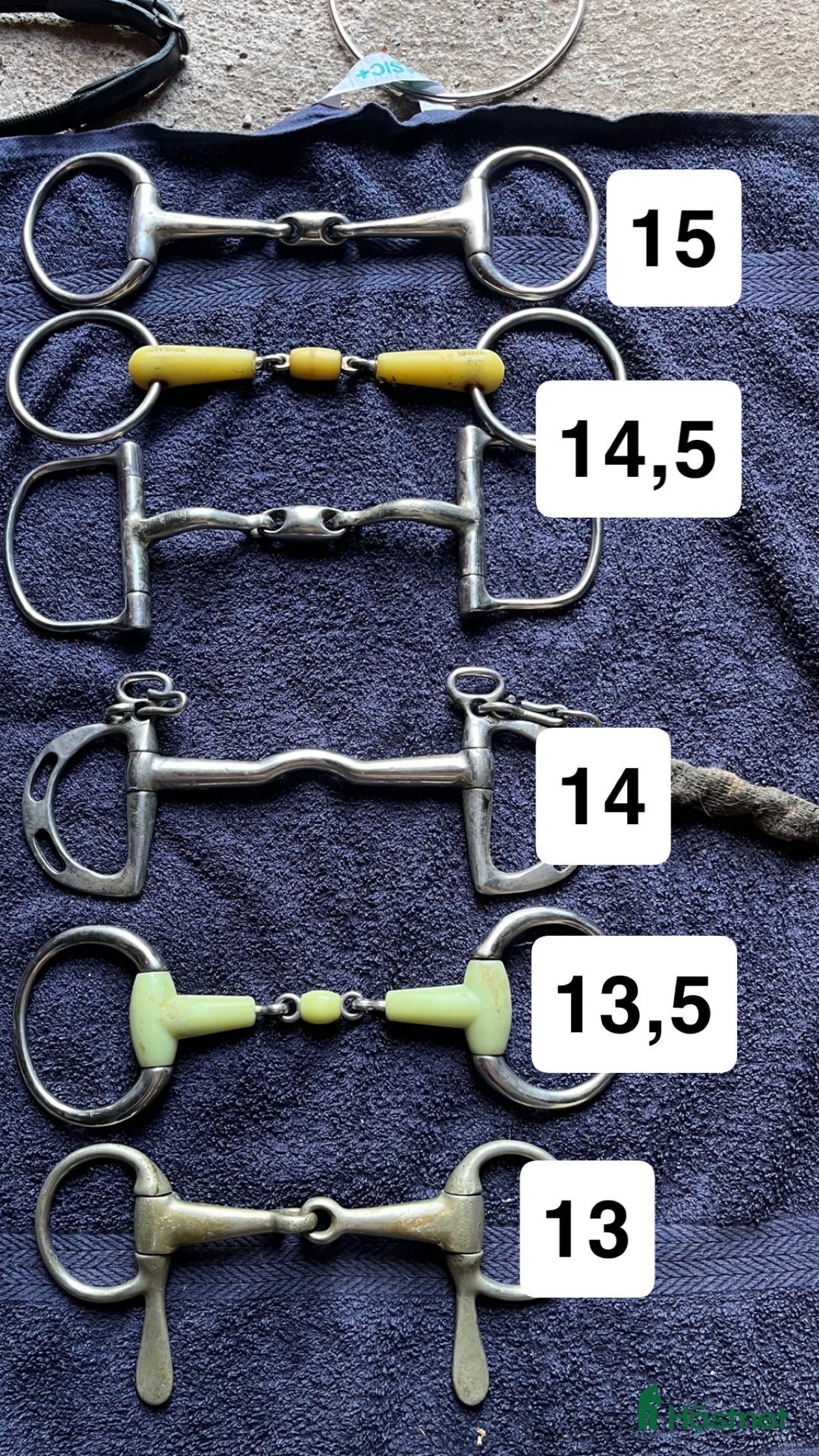 Bett hästutrustning till salu: bett 13-15 i Vikarbyn - Annons 1