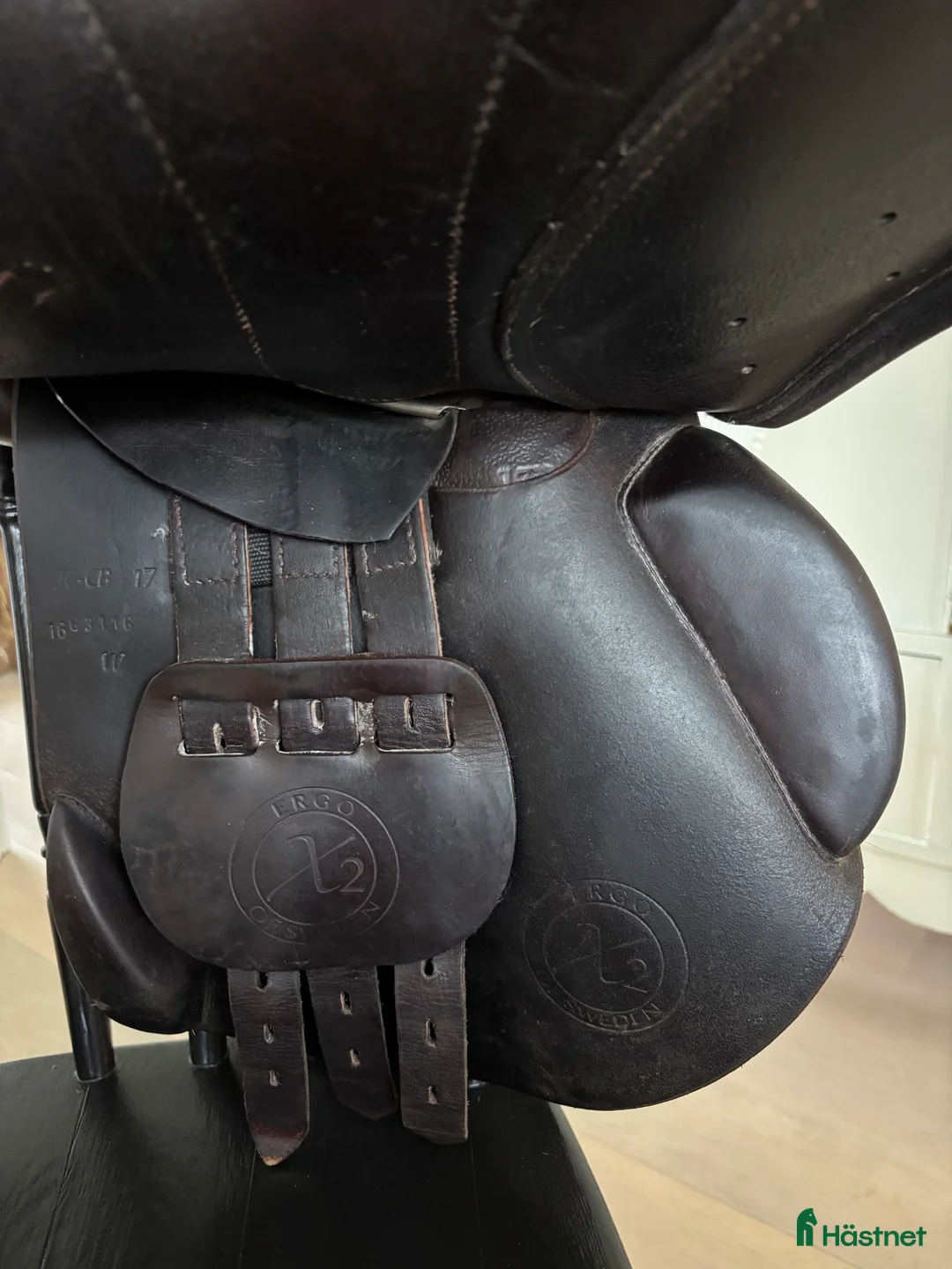 Sadlar hästutrustning till salu: Ergox2 Confidence brun kalvskinn - Annons 6