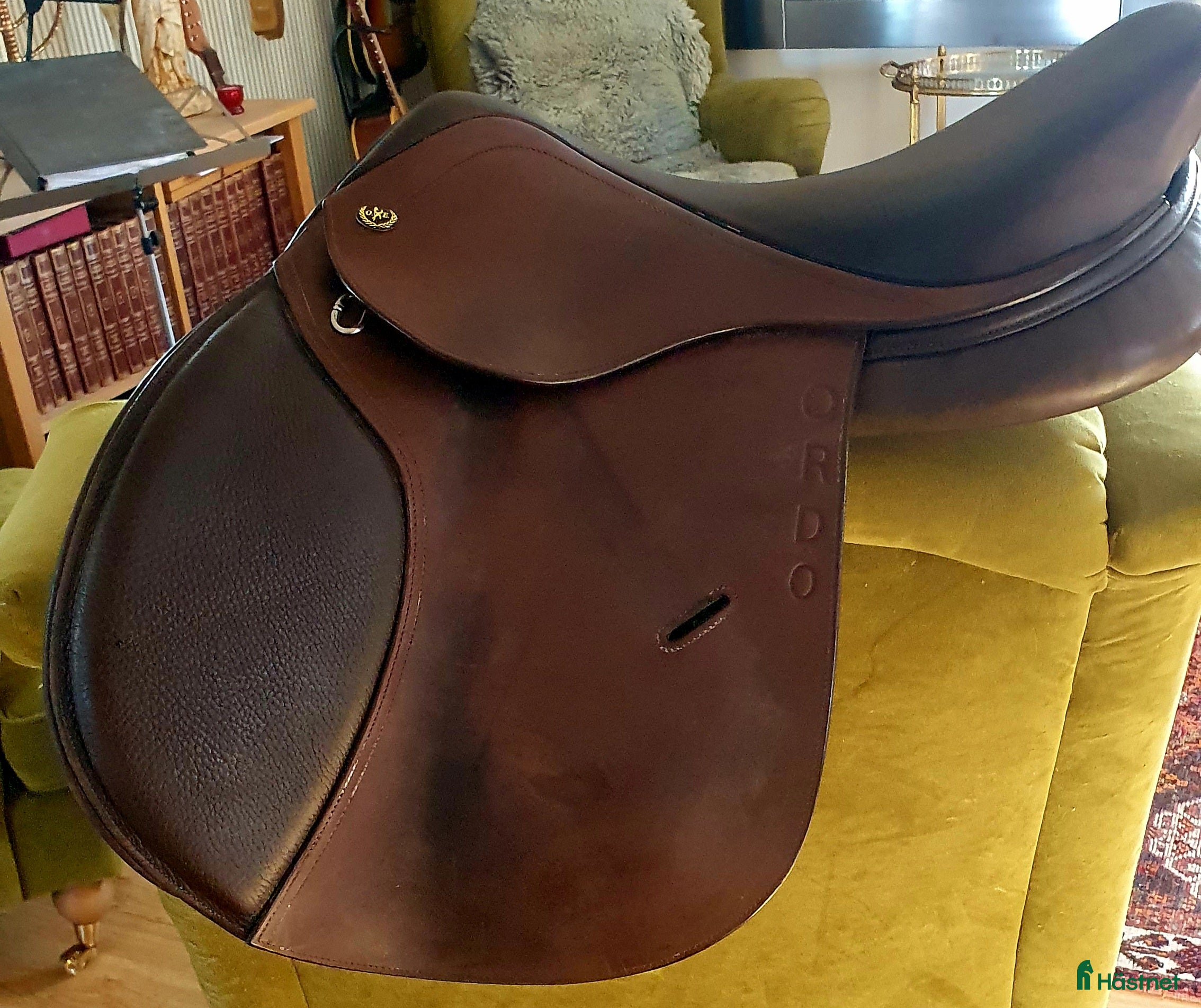 Sadlar hästutrustning Brun hoppsadel 16,5 " - Annons 3