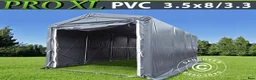 Övrig utrustning övrig utrustning till salu: Båthall PRO XL 3,5 x 8 x 3,3 x 3,94 m PVC Grå - Annons 1