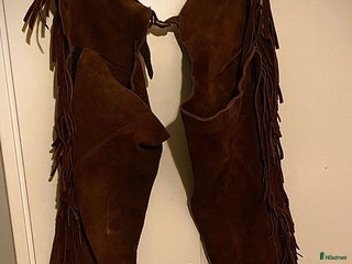 Övrigt Ridkläder ryttarutrustning till salu: Westernchaps stl XL i Klässbol - Annons 3