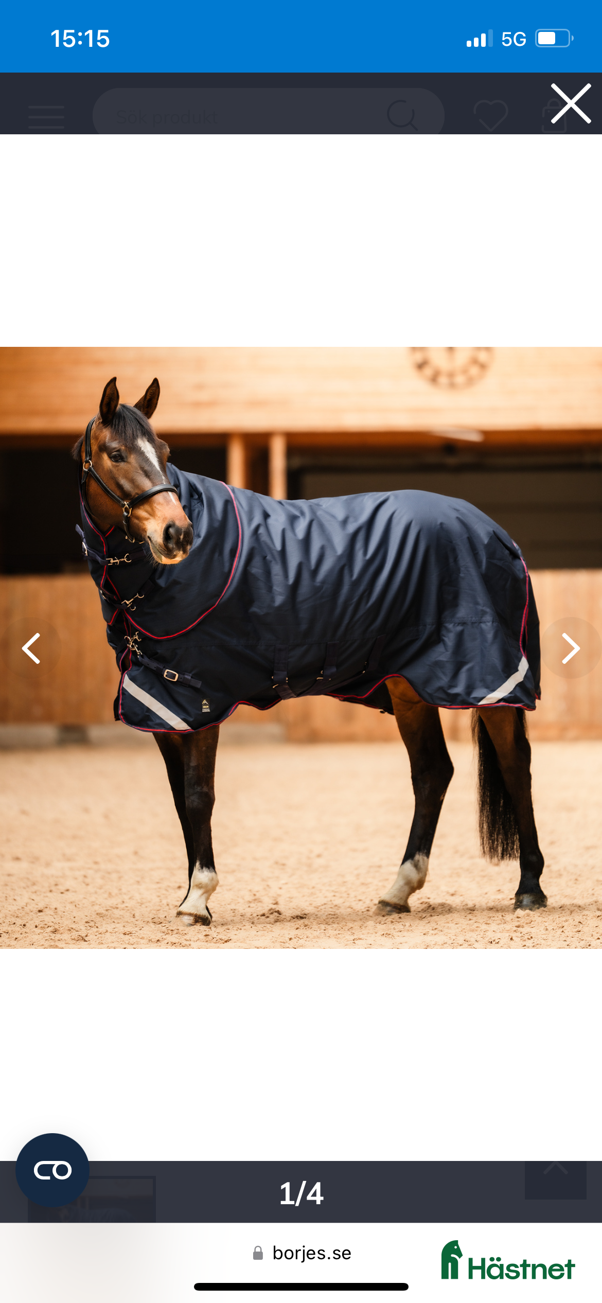 Täcken hästutrustning Tyfon de lux - Annons 3