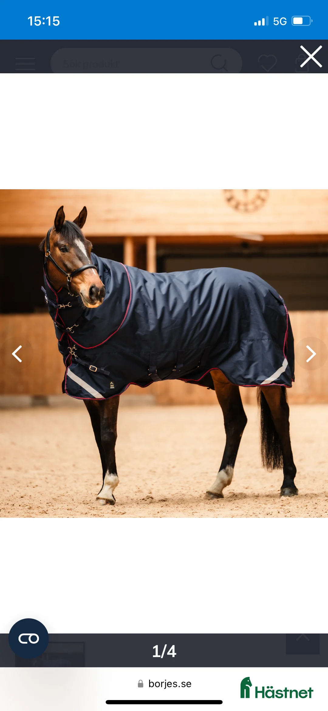 Täcken hästutrustning till salu: Tyfon de lux - Annons 1