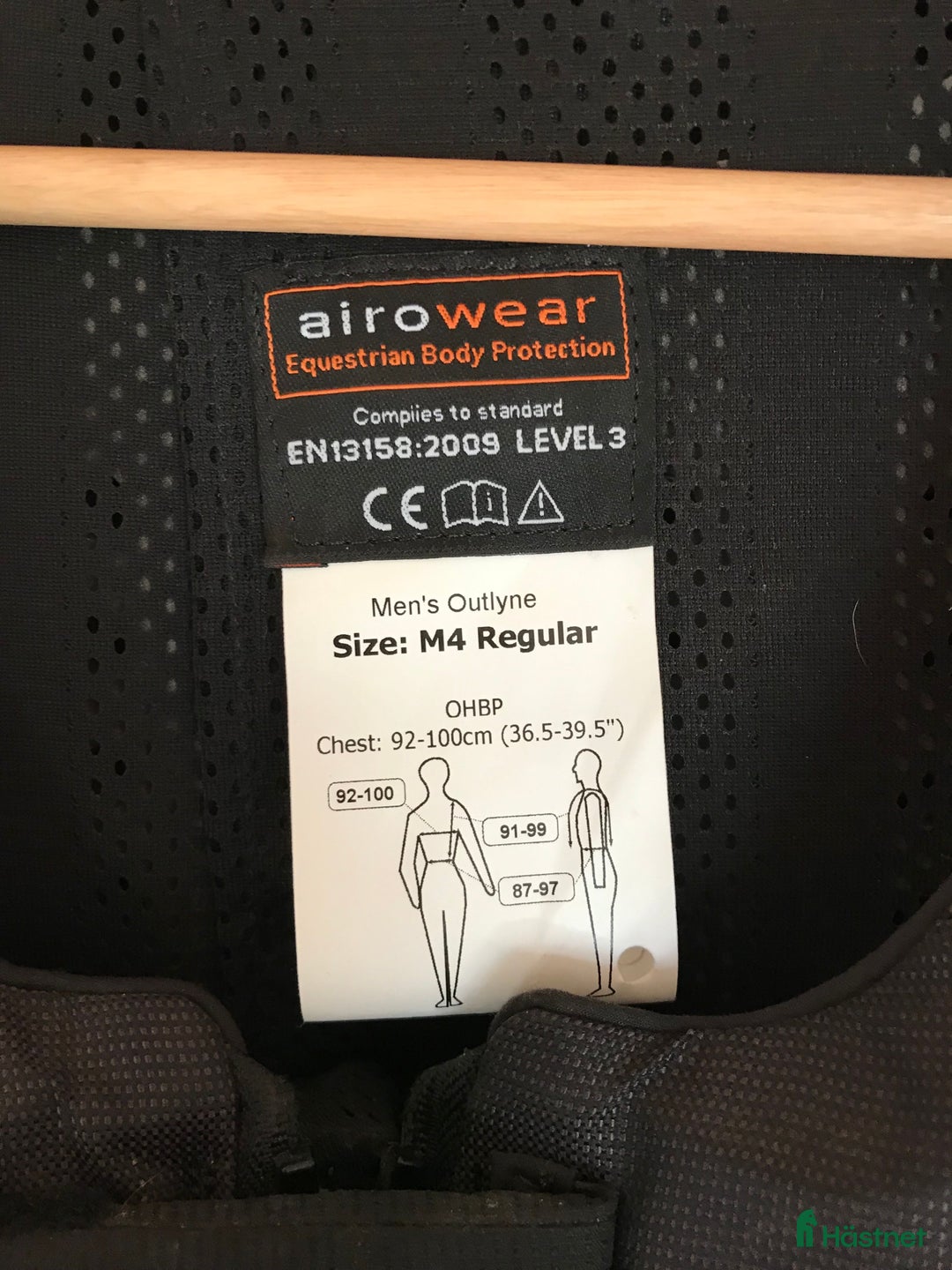 Säkerhetsvästar ryttarutrustning till salu: Airowear säkerhetsväst i Hörby - Annons 2