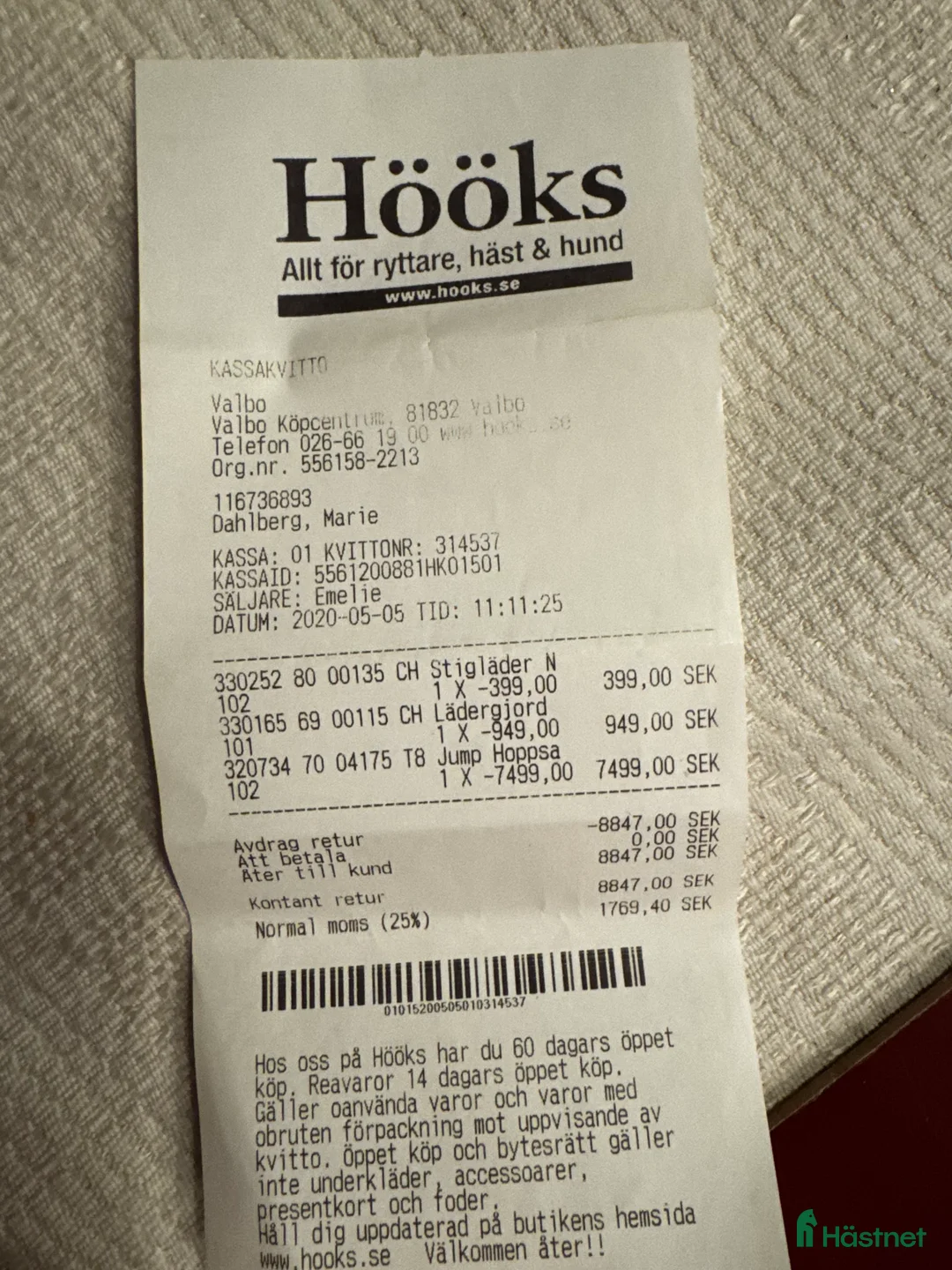 Sadlar hästutrustning till salu: Hoppsadel  i Bollnäs - Annons 10