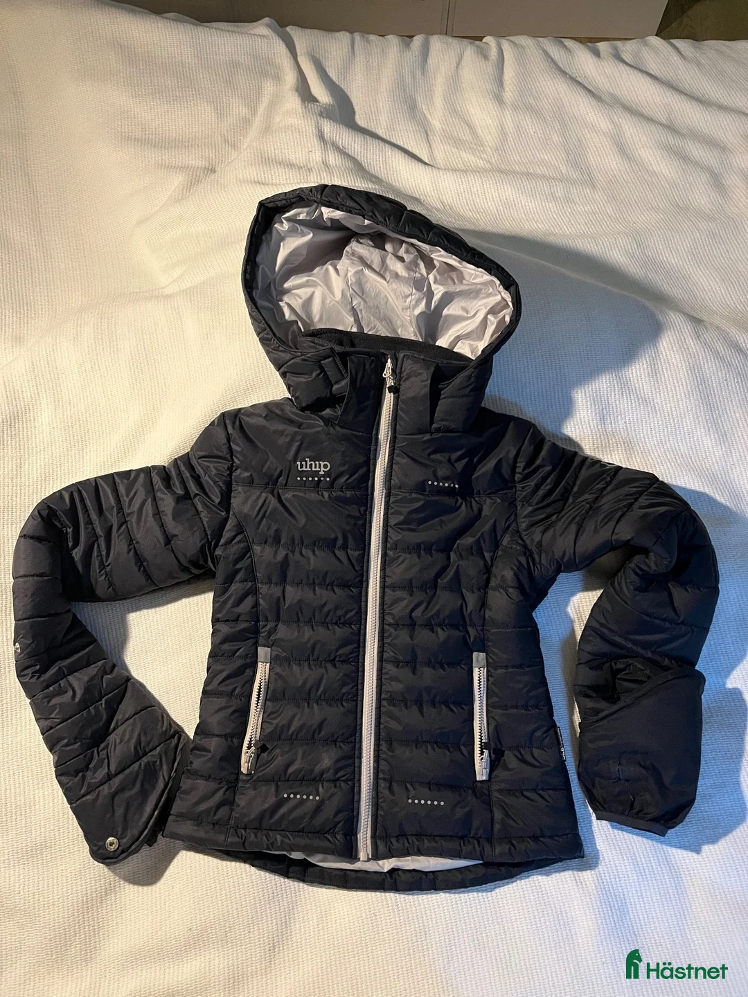 Jackor & Kavajer ryttarutrustning till salu: Uhip Junior Jacket Navy storlek 160 - Annons 1