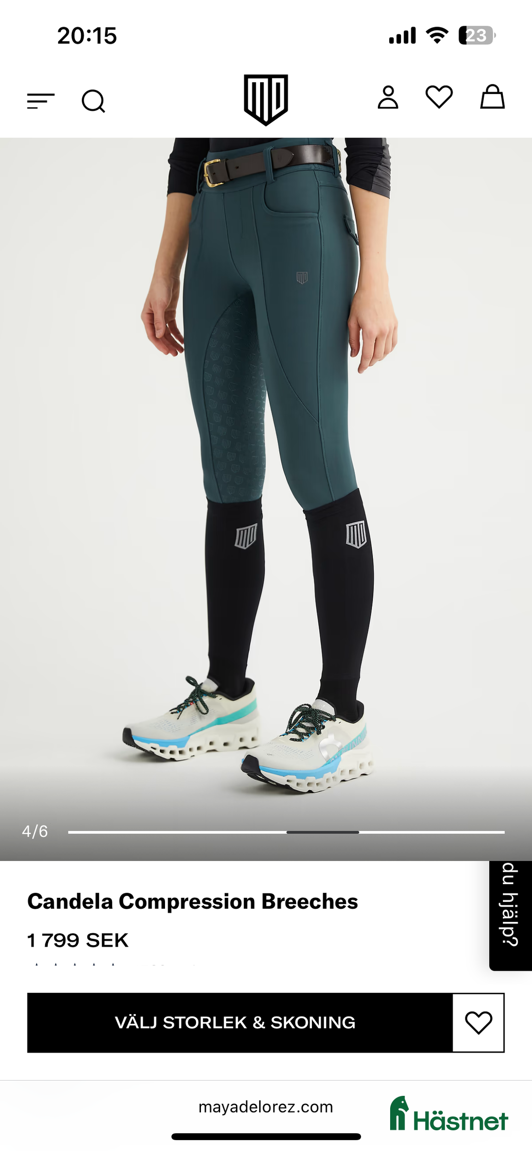 Ridbyxor ryttarutrustning till salu: Maya delorez ridbyxor  i Mullsjö - Annons 6