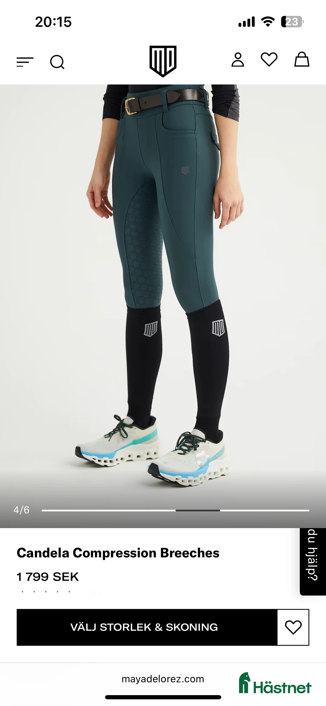 Ridbyxor ryttarutrustning till salu: Maya delorez ridbyxor  i Mullsjö - Annons 6