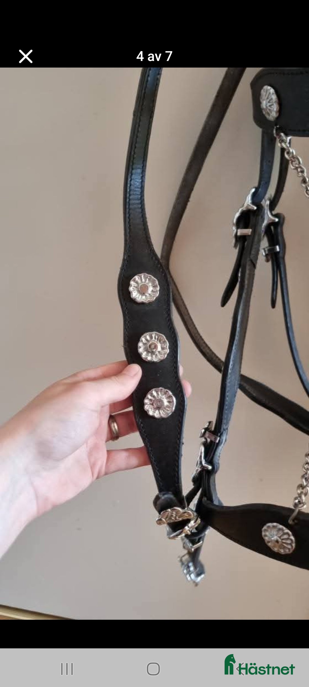 Träns hästutrustning till salu: Akademisk träns med tillhörande halsring  i Björkvik - Annons 4