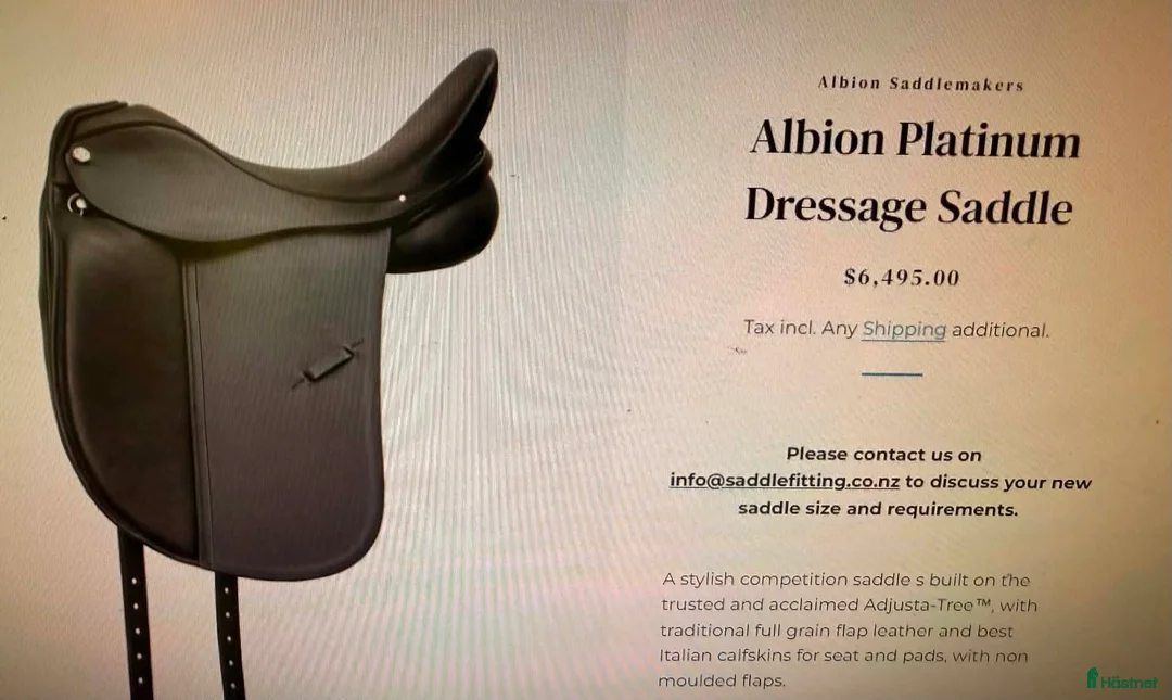 Sadlar hästutrustning till salu: Albion Platinum dressyr - Annons 2