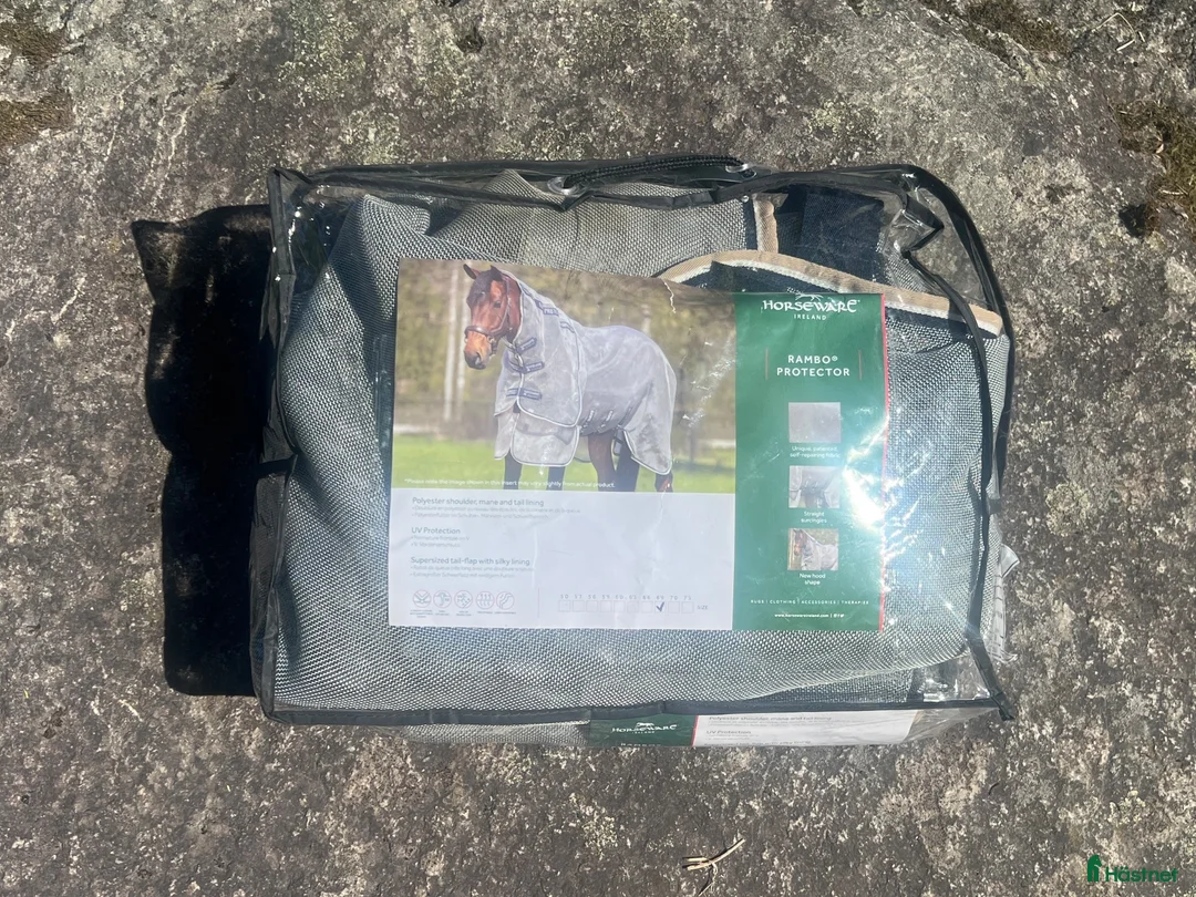 Täcken hästutrustning till salu: Horseware Rambo Protector Plus 155 cm - Annons 3
