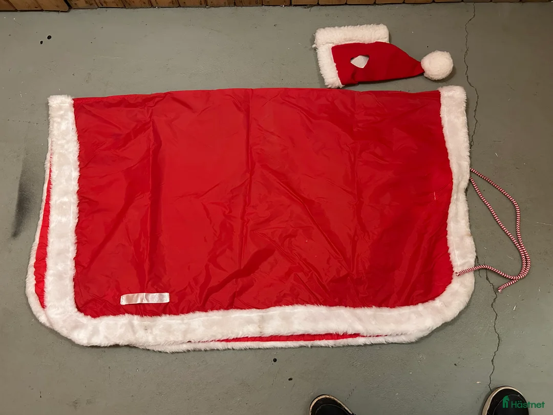 Övrig Hästutrustning hästutrustning till salu: Jultäcke + luva i Smedjebacken - Annons 1