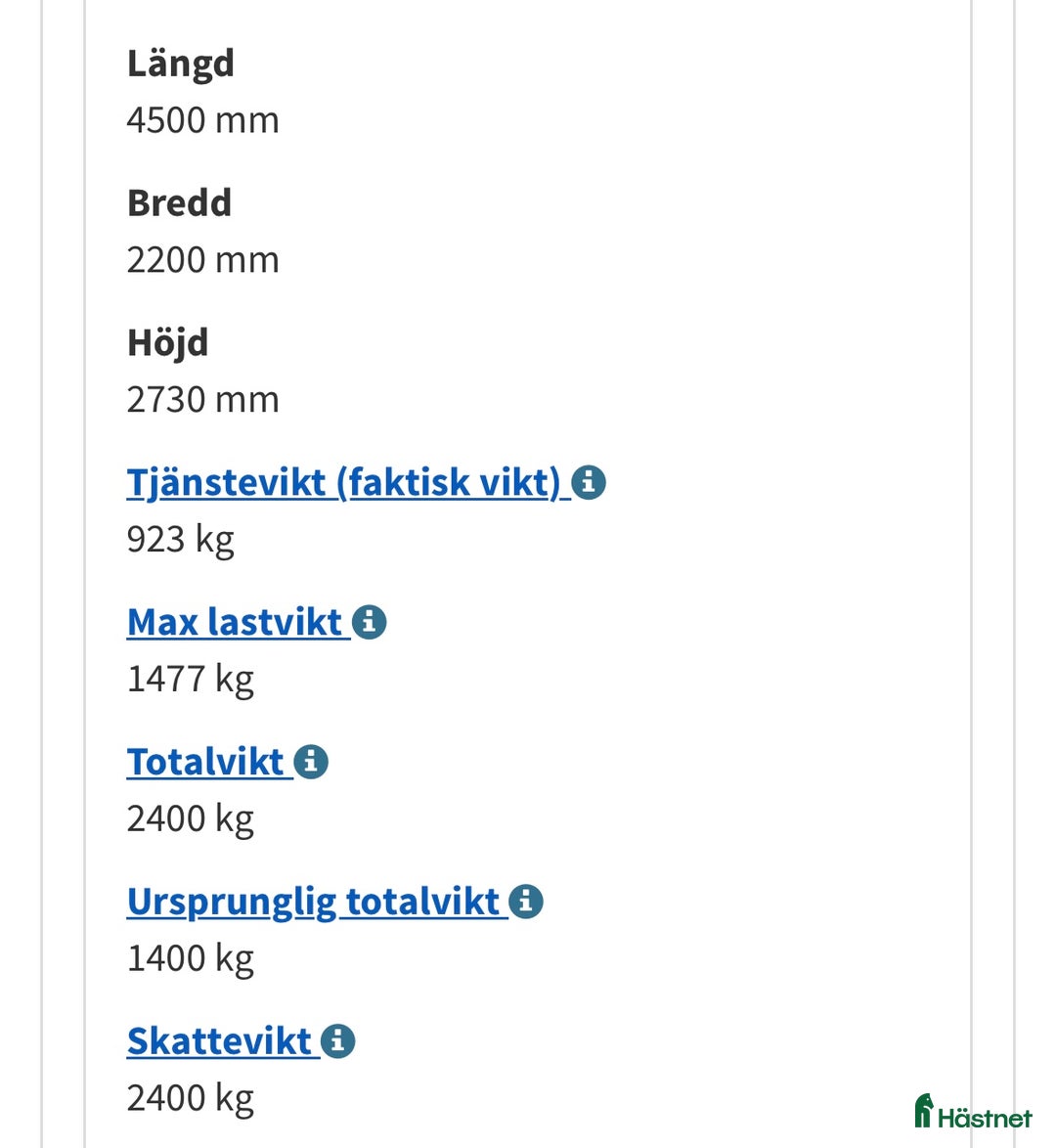 Hästtransporter  fordon & transport till salu: Perfekt släp för BE-kort i Enköping - Annons 3