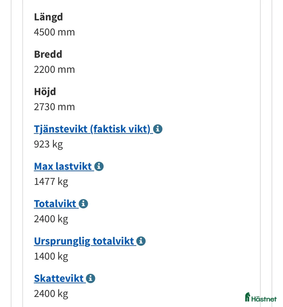 Hästtransporter  fordon & transport till salu: Perfekt släp för BE-kort i Enköping - Annons 3