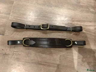 Träns hästutrustning Cavemore nosdel stl full, brun/ mässing i Klippan - Annons 15