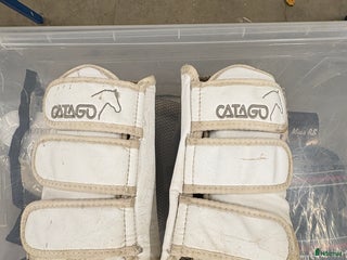 Benskydd hästutrustning till salu: Catago vita damasker i Täby - Annons 7