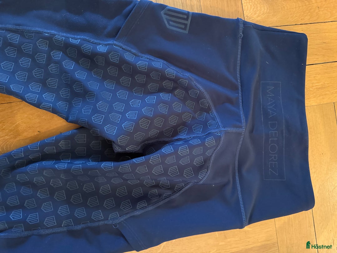 Ridbyxor ryttarutrustning till salu: Maya Delores ridthights helskodda Mörkblå i Kinna - Annons 3