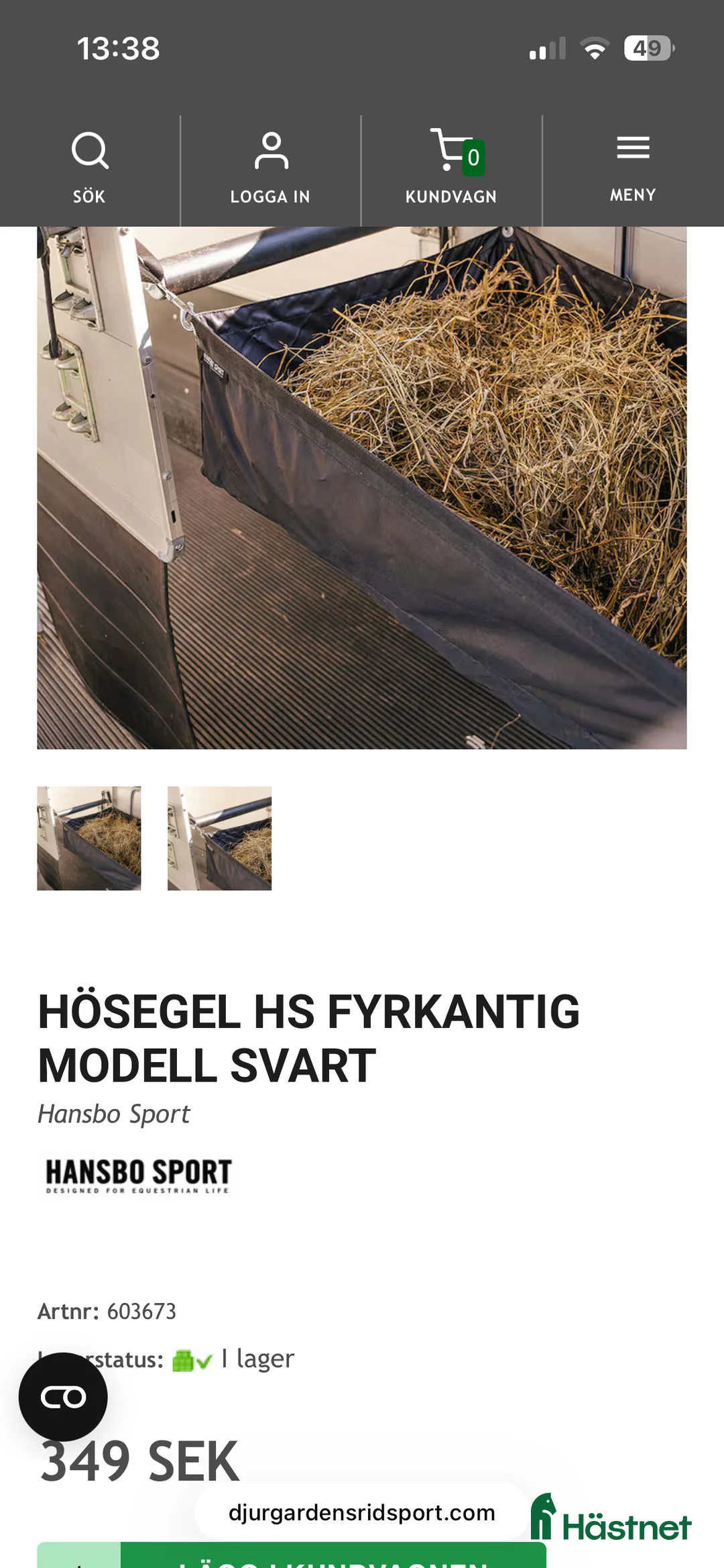 Övrig Hästutrustning hästutrustning till salu: Hönät till transport  - Annons 4