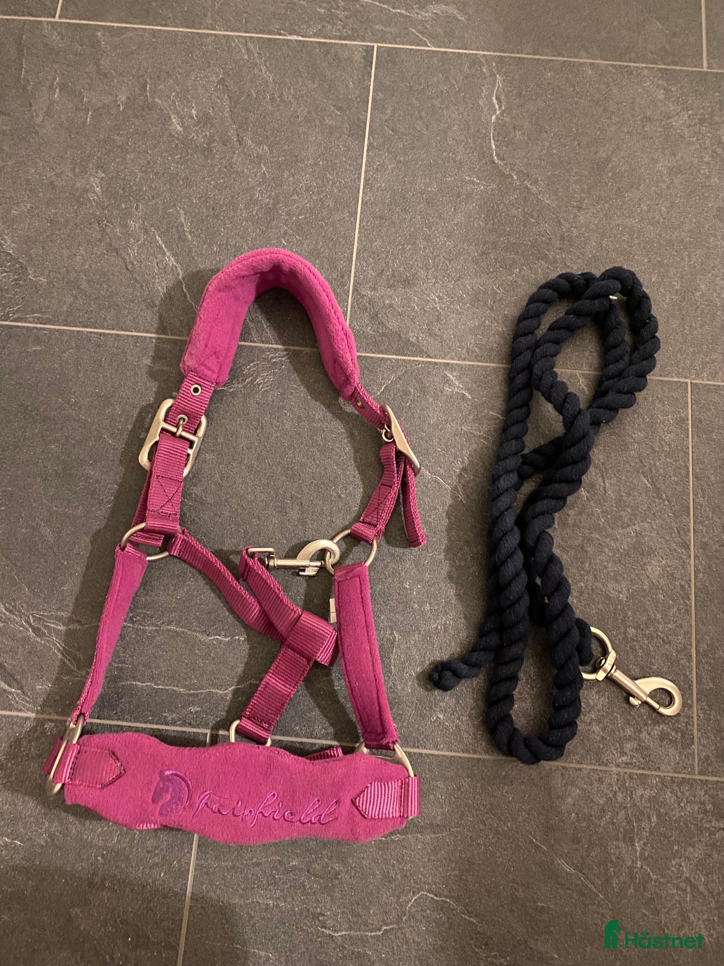 Övrig Hästutrustning hästutrustning Ny grimma och grimskaft från Fairfield - Annons 3