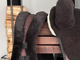 Sadeltillbehör hästutrustning Christ - dressyrgjord i äkta lammull! - Annons 19