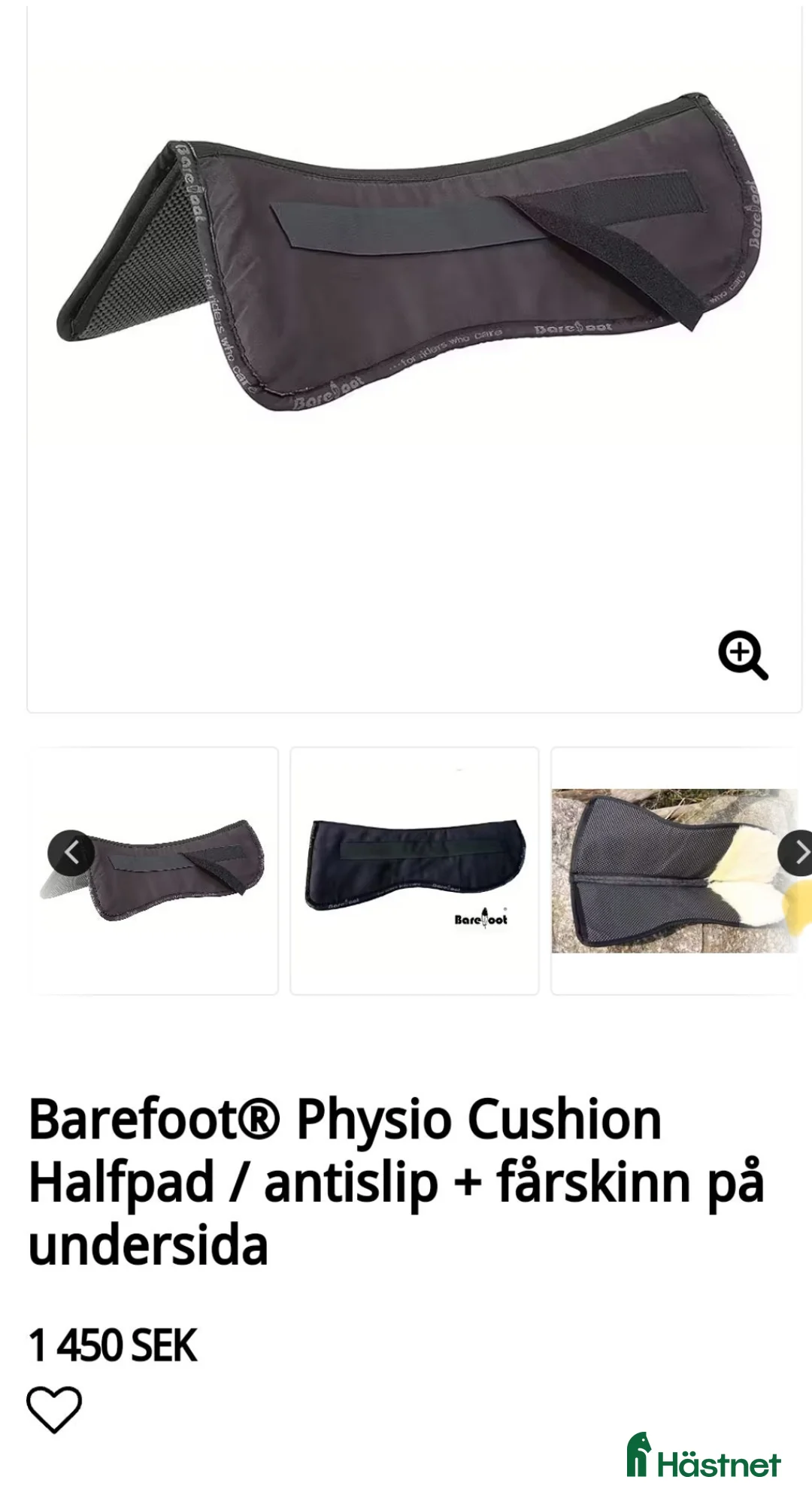 Sadlar hästutrustning till salu: Barefoot bomlös sadel  - Annons 6