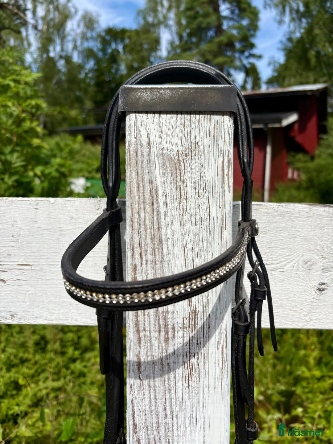 Träns hästutrustning till salu: Fint svart komplett remontträns med bett, cob - Annons 2