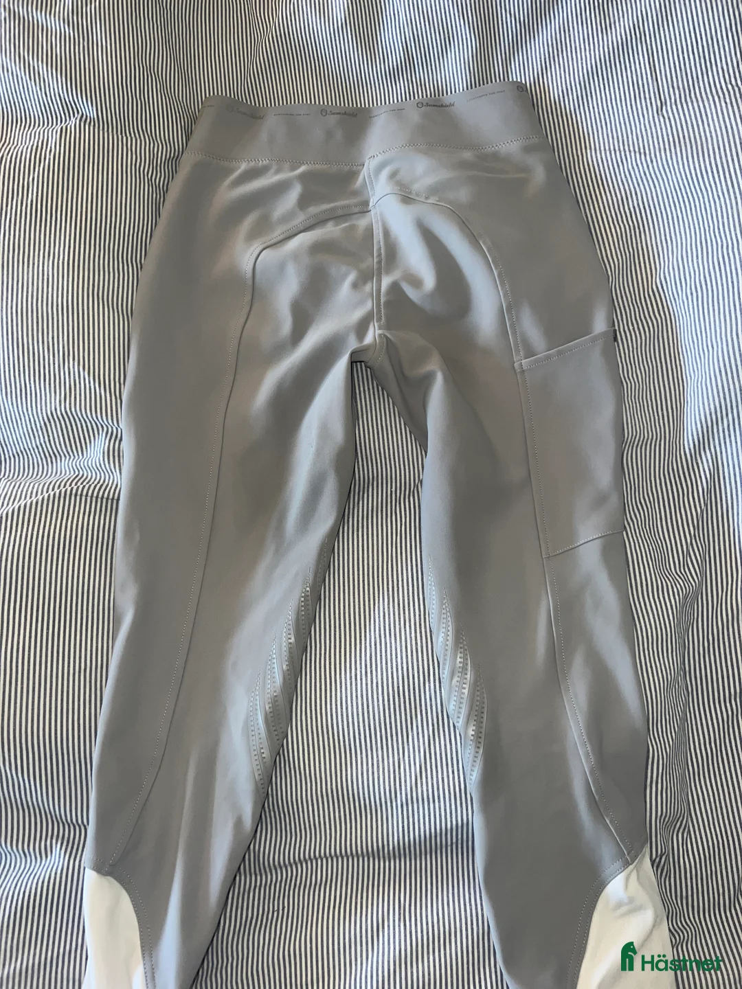 Ridbyxor ryttarutrustning till salu: Ljusgråa Samshield ridbyxor - Annons 2